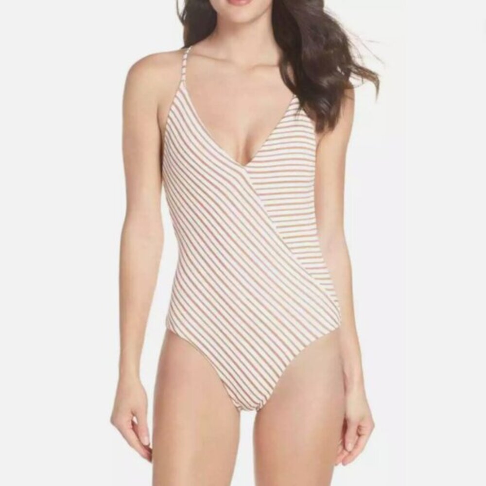 L*space | Horizon Stripe Blair One Piece Swimsuit Size S